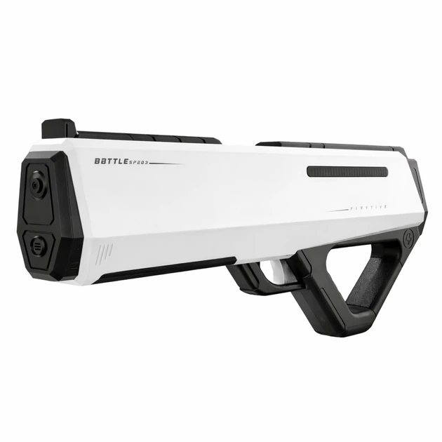 Электрический водный пистолет LEAN Toys Battle Pro 400 мл Белый 763905 (5905991092285) - Фото 2 Электрический водный пистолет LEAN Toys Battle Pro 400 мл Белый 763905 (5905991092285) - изображение 2