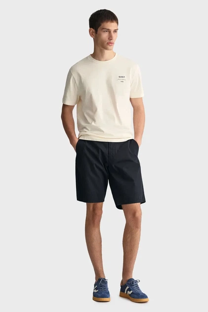 Чоловічі чорні шорти RELAXED Gant 31 205074 - изображение 2