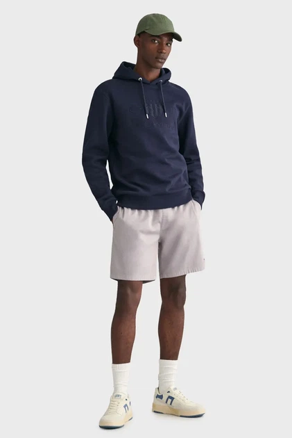 Чоловічі сірі шорти DRAWSTRING LOGO Gant XL 205075 - изображение 2