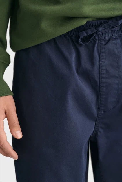 Чоловічі темно-сині шорти DRAWSTRING LOGO Gant XL 205075 - зображення 4