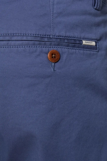 Чоловічі темно-сині шорти SLIM TWILL SHORTS Gant 34 205067 - Фото 3 Чоловічі темно-сині шорти SLIM TWILL SHORTS Gant 34 205067 - изображение 3