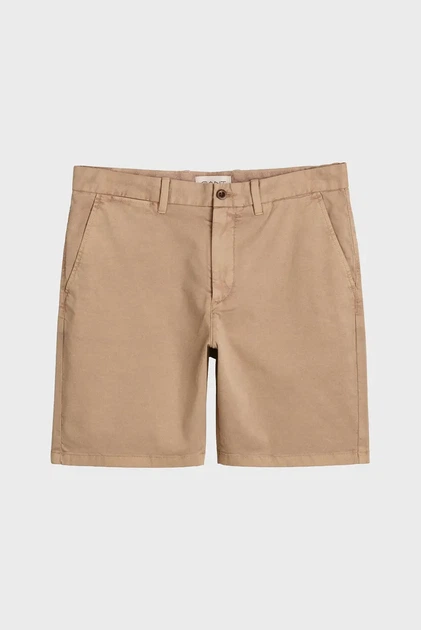 Чоловічі бежеві шорти REG DOBBY CHINO SHORTS Gant 34 205507 - Фото 1 Чоловічі бежеві шорти REG DOBBY CHINO SHORTS Gant 34 205507 - изображение 1