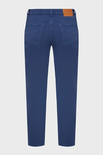 Жіночі сині джинси STRAIGHT CROPPED COLOR JEANS Gant 26 4100213 - Фото 2 Жіночі сині джинси STRAIGHT CROPPED COLOR JEANS Gant 26 4100213 - изображение 2