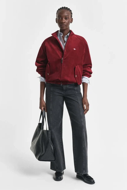 Жіночі темно-сірі джинси RELAXED STRETCH SEAM JEANS Gant 28 4100255 - Фото 2 Жіночі темно-сірі джинси RELAXED STRETCH SEAM JEANS Gant 28 4100255 - изображение 2