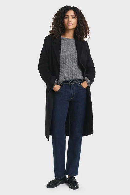 Жіночі темно-сині джинси STRAIGHT STRETCH Gant 25-32 4100304 - изображение 6