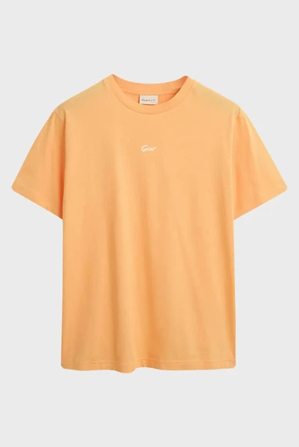 Чоловіча помаранчева футболка SMALL GRAPHIC Gant XXL 2003343 - зображення 5