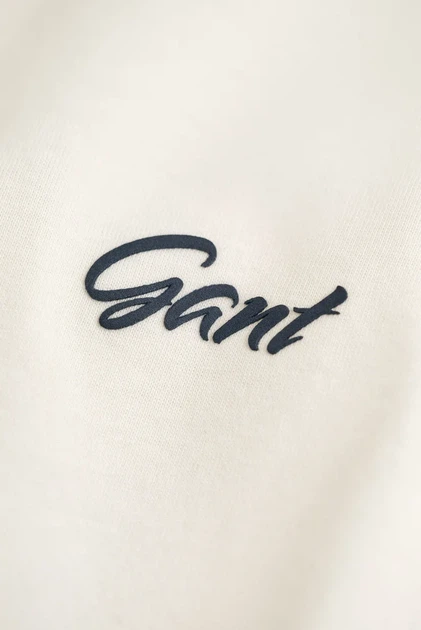 Чоловіча бежева футболка SMALL GRAPHIC Gant M 2003343 - изображение 2