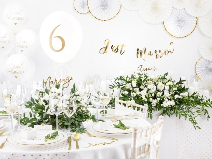 Obrus Party Deco 280 cm Biały (5901157443809) - obraz 3