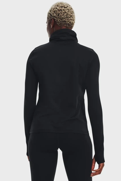 Жіночий чорний лонгслів UA Meridian CW Funnel Neck Under Armour XXL 1373965-001 - изображение 3