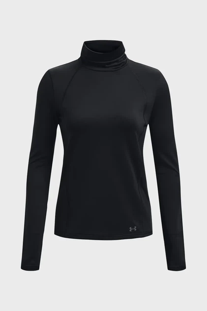 Жіночий чорний лонгслів UA Meridian CW Funnel Neck Under Armour S 1373965-001 - Фото 5 Жіночий чорний лонгслів UA Meridian CW Funnel Neck Under Armour S 1373965-001 - изображение 5