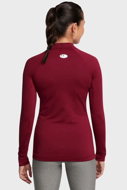 Жіночий лонгслів UA CG Authentics Mockneck-BLK Under Armour SM 1368702-626 - Фото 2 Жіночий лонгслів UA CG Authentics Mockneck-BLK Under Armour SM 1368702-626 - зображення 2