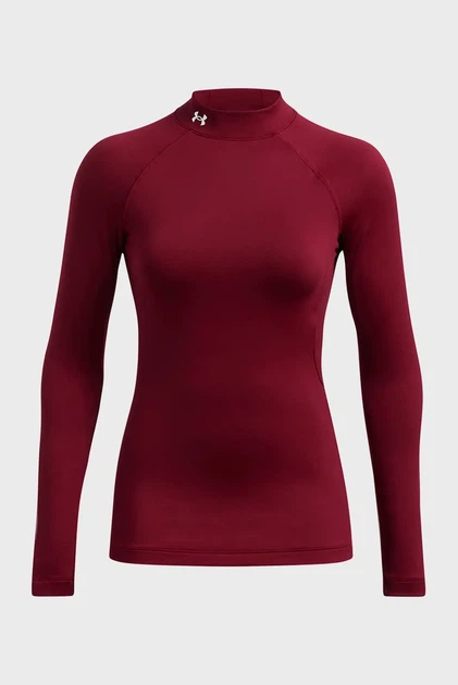Жіночий лонгслів UA CG Authentics Mockneck-BLK Under Armour XS 1368702-626 - Фото 3 Жіночий лонгслів UA CG Authentics Mockneck-BLK Under Armour XS 1368702-626 - зображення 3
