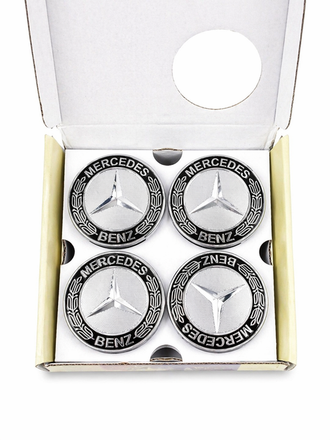 Ковпачок заглушка Mercedes-Benz обертовий 75мм A0004002700 A1704000025 нерухома зірка центр колеса Mercedes - зображення 3
