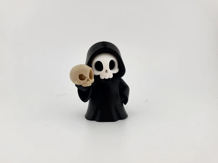 Колекційна статуетка маленький Grim Reaper з черепом. Aivory. - изображение 2