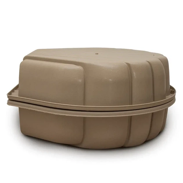 Детская песочница ракушка пластиковая 80 х 81 х 20 см DOLONI 01236/02eco с крышкой бежевая - изображение 3
