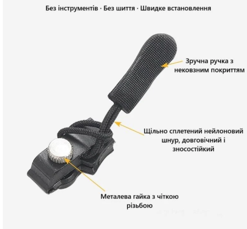 Набор для ремонта молний 6 шт - изображение 2
