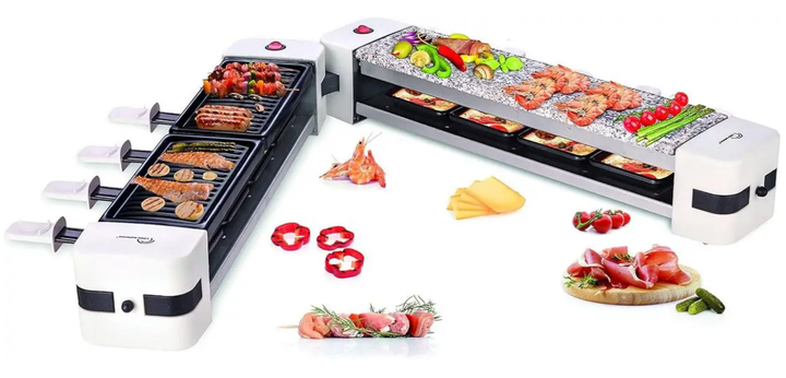 Гриль кам'яна поверхня для приготування LITTLE BALANCE 8502 Wing & Cheese Duo 1200 - Уценка - Фото 4 Гриль кам'яна поверхня для приготування LITTLE BALANCE 8502 Wing & Cheese Duo 1200 - Уценка - изображение 4