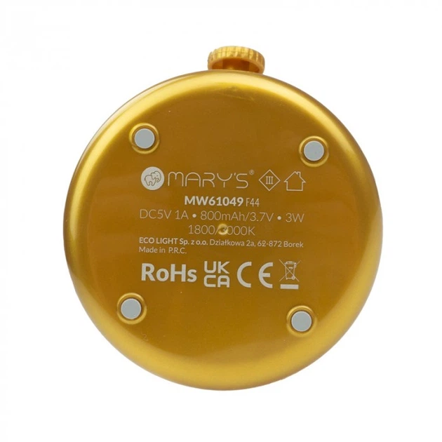 Lampka nocna Mary's LED Plomyczek Żolty 10495 (5906555610495) - obraz 4