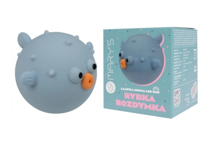 Lampka nocna Mary's LED Rybka Niebieska 14882 (5906555614882) - obraz 5