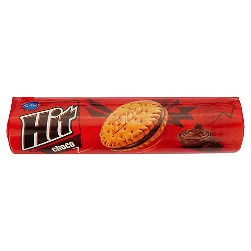 Печенье сэндвич Hit Choco с шоколадной начинкой 220 г - Фото 2 Печенье сэндвич Hit Choco с шоколадной начинкой 220 г - изображение 2