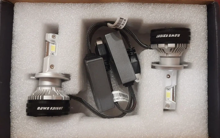 Автомобильные LED лампы DawnKnight K7C H7 150W 6000k с обманкой (Canbus) - изображение 2