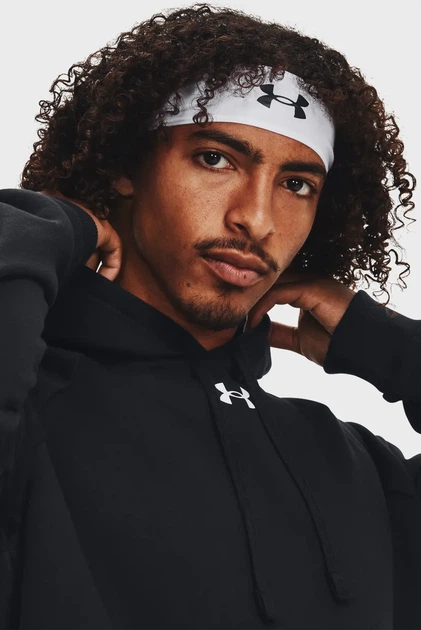 Чоловічий чорний спортивний костюм (худі, штани) UA Rival Fleece Suit Under Armour LGT 1379768-001 - изображение 3