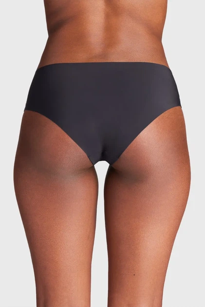 Жіночі чорні трусики (3 шт) UA Pure Stretch NS HIP Under Armour XS 1383895-001 - изображение 3