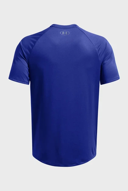Чоловіча синя футболка UA Tech 2.0 SS Tee-BLU Under Armour S 1326413-400 - Фото 7 Чоловіча синя футболка UA Tech 2.0 SS Tee-BLU Under Armour S 1326413-400 - зображення 7