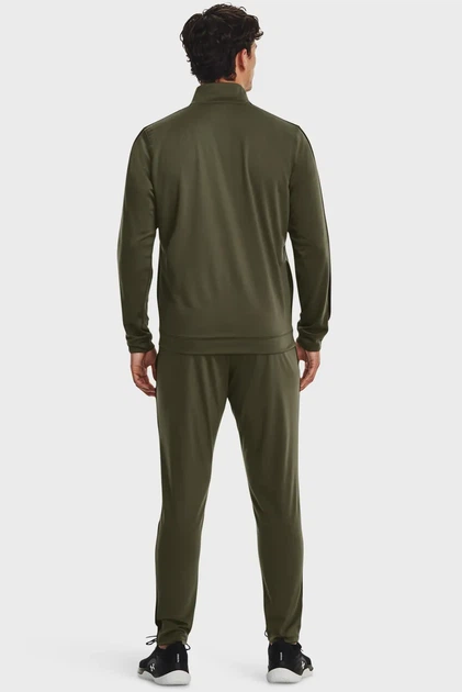 Чоловічий зелений спортивний костюм (кофта, штани) UA Knit Track Suit Under Armour S 1357139-390 - изображение 2