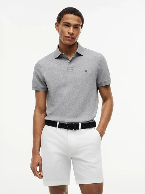 Поло чоловіче Tommy Hilfiger 1985 Regular Fit Pique Polo Shirt D-1388GR XL - зображення 4