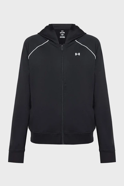 Жіночий чорний спортивний костюм (худі, штани) UA Rival Tricot Tracksuit HD Under Armour XXL 6001966-001 - изображение 7