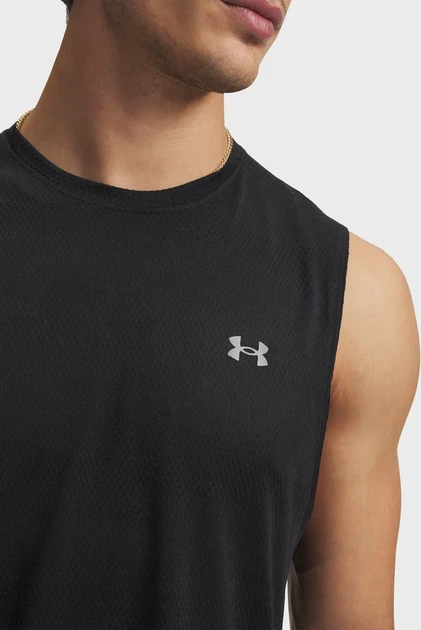 Чоловіча чорна майка UA Velociti Tank Under Armour 3XL 6010888-001 - изображение 3