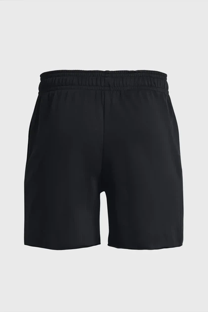 Чоловічі чорні шорти UA Rival Terry 6in Short Under Armour L 1382427-001 - Фото 6 Чоловічі чорні шорти UA Rival Terry 6in Short Under Armour L 1382427-001 - изображение 6
