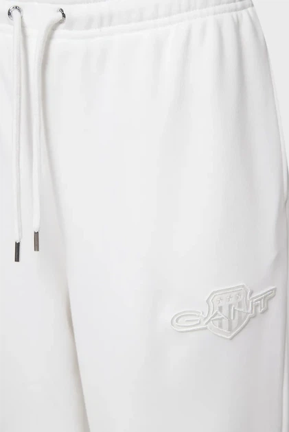 Жіночі білі спортивні штани білі SHIELD SWEATPANTS Gant XS 4202591 - изображение 3