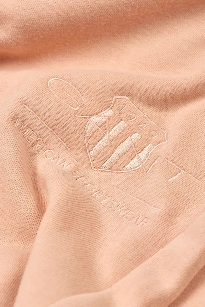 Жіночі персикові спортивні штани TONAL ARCHIVE SHIELD Gant S 4200709 - Фото 5 Жіночі персикові спортивні штани TONAL ARCHIVE SHIELD Gant S 4200709 - зображення 5