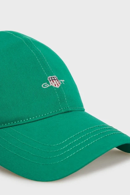 Чоловіча зелена кепка COTTON TWILL CAP Gant OS 9900002 - изображение 3
