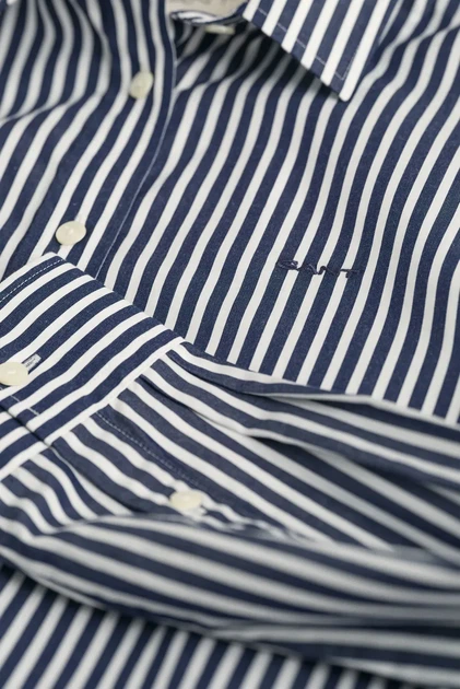 Жіноча сорочка у смужку REG CLASSIC POPLIN STRIPED Gant 34 4300214 - зображення 5