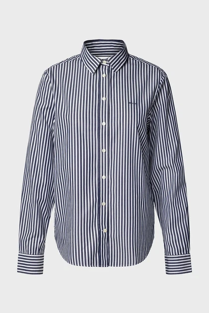 Жіноча сорочка у смужку REG CLASSIC POPLIN STRIPED Gant 34 4300214 - зображення 7