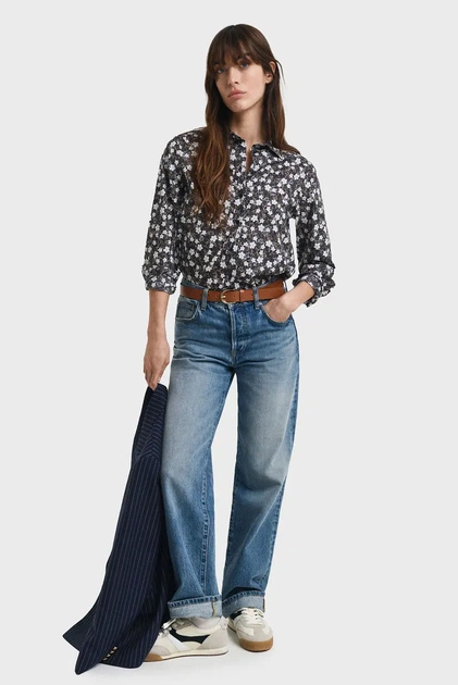 Жіноча сорочка з візерунком REG FLORAL PRINT CTN VOILE Gant 32 4300526 - Фото 2 Жіноча сорочка з візерунком REG FLORAL PRINT CTN VOILE Gant 32 4300526 - изображение 2