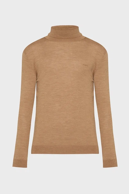 Чоловічий коричневий вовняний гольф EXTRAFINE MERINO WOOL TURTLENECK Gant XXXL 8050207 - изображение 5