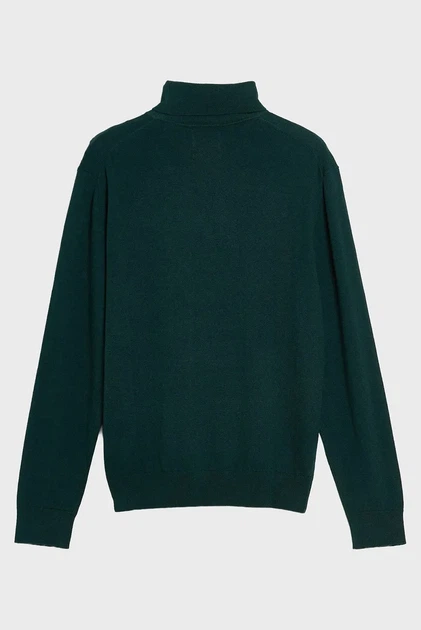 Чоловічий темно-зелений гольф TURTLENECK Gant XL 8050292 - изображение 2