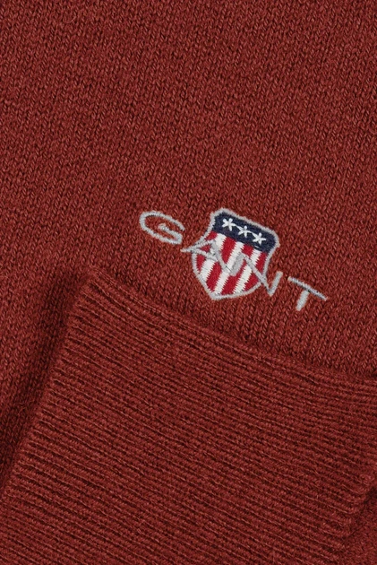 Чоловічий бордовий гольф ROLLNECK Gant S 8060070 - Фото 2 Чоловічий бордовий гольф ROLLNECK Gant S 8060070 - изображение 2