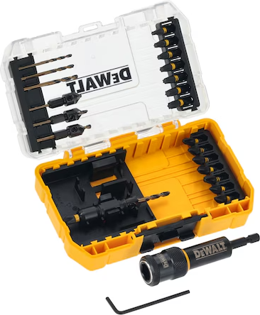 Zestaw bitów i wierteł DeWalt z mechanizmem szybkiej wymiany końcówek 25 szt. (DT70779T-QZ) - obraz 2