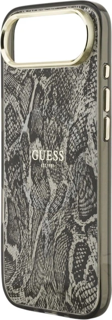Etui Guess Python Pattern MagSafe do Apple iPhone Air Black (3666339535322) - obraz 6