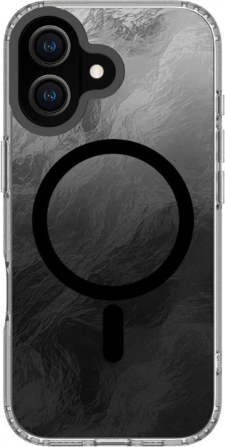 Etui plecki Evelatus IMD Glacier MagSafe Case do Apple iPhone 17 Black (EVEAPP17IGCWMB) - obraz 2
