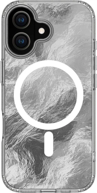 Etui plecki Evelatus IMD Glacier MagSafe Case do Apple iPhone 17 Gray (EVEAPP17IGCWMG) - obraz 2