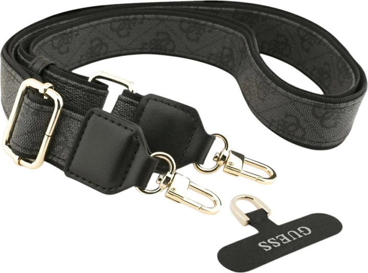 Etui Guess 4G Strass Logo & Big Strap Metal Buttons MagSafe do Apple iPhone Air Black (GUHMP17MP4G4DCSK) - obraz 8