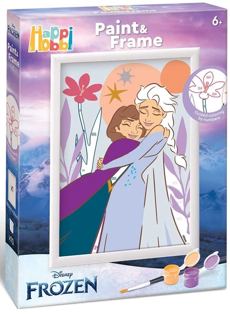 Малювання за номерами As Company HappiHobbi Disney Paint & Frame Крижане серце 1038-41034 (5203068410346) - зображення 5