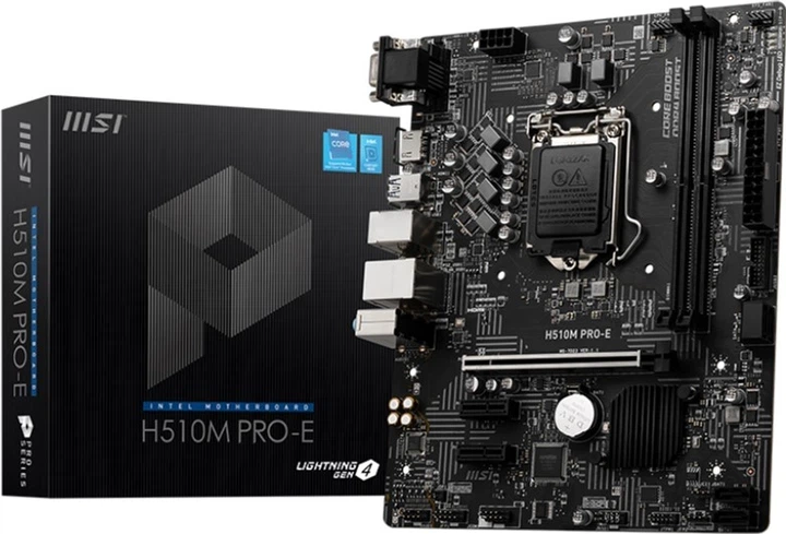 Материнська плата MSI H510M Pro-E (s1200, Intel H510, PCI-Ex16) - изображение 5