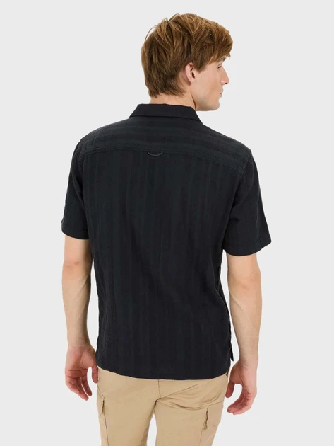 Рубашка хлопковая летняя мужская Camel Active Shortsleeve Shirt 409276-5S76-48 2XL Темно-синяя (4064478960996) - изображение 2